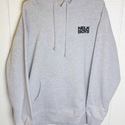 Mens Nelk Boys Independent Light Gray Pullover Sweatshirt Hoodie Mens Size XL