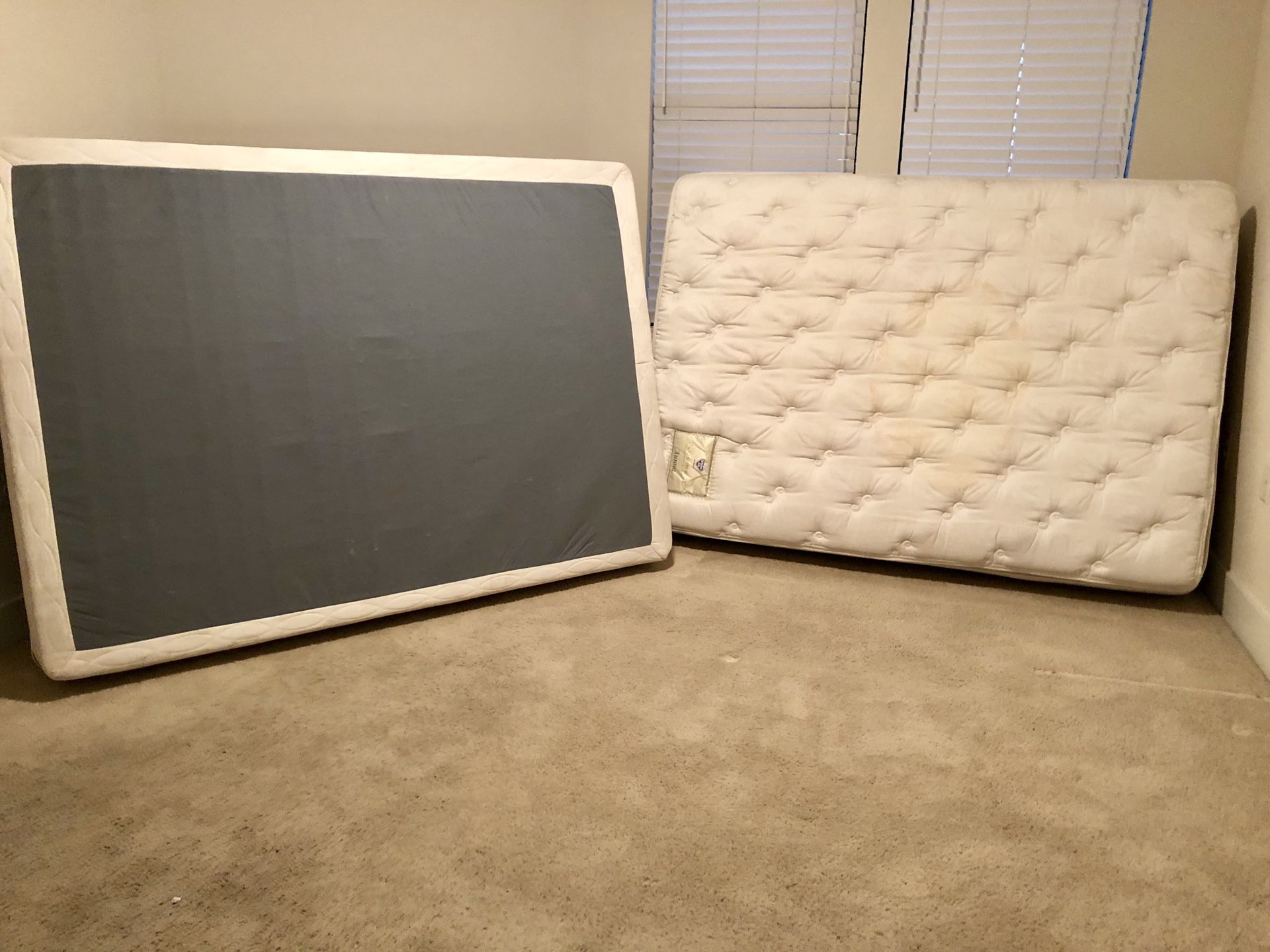 FREE Mattress and Box Spring (Must pick-up by 4/20)