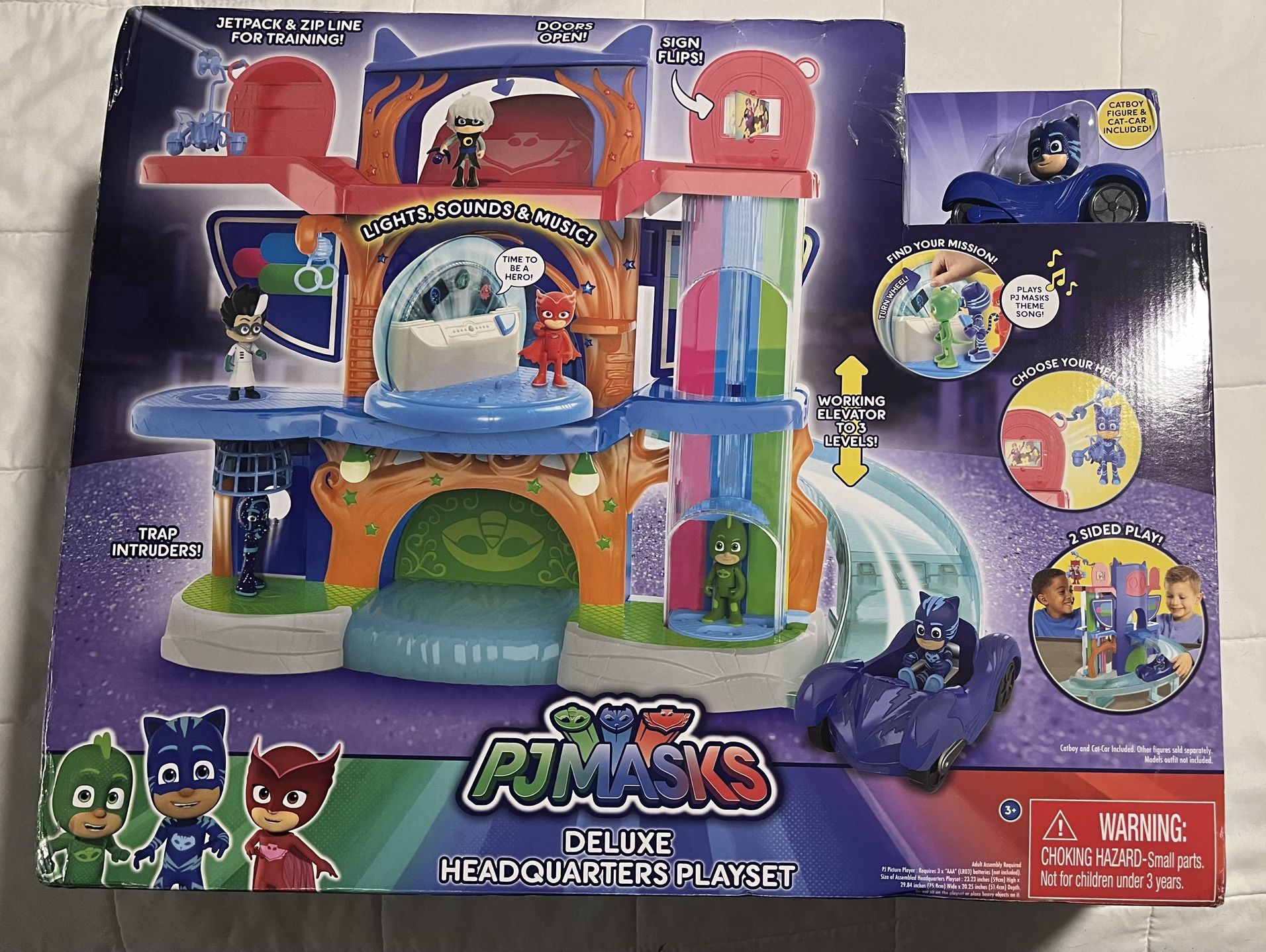 NEW PJ Masks Deluxe Headquarters Playset