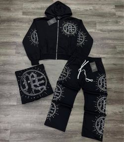 (Black) Mixed Emotions Rhinestone Full Set