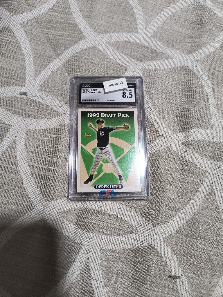 1993 Topps Number 98 Derek Jeter Draft Pick