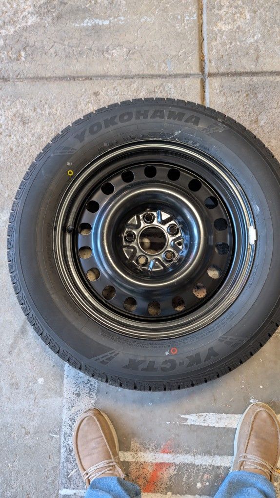 235/60R17 Spare Tire + Steel Rim – Brand New Yokohama