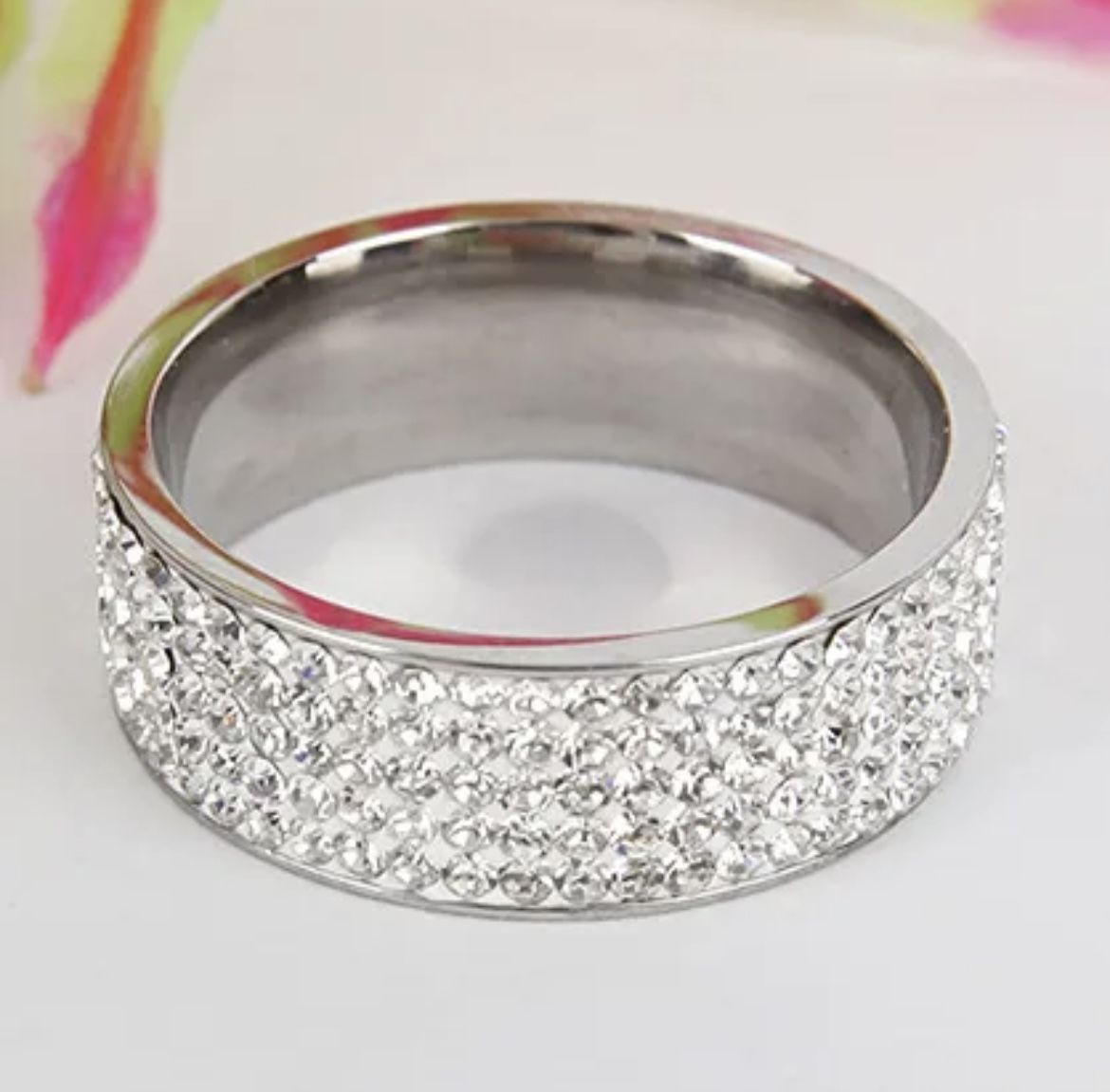 Cubic Zirconia Ring Size: 7