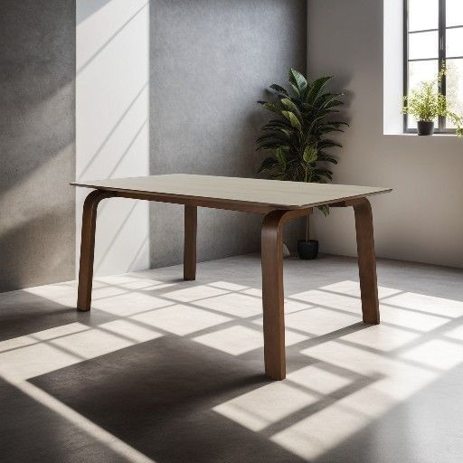 BRAND NEW Solid Rubber Wood Dining Table Ideal Furniture For Indoor