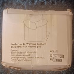 Neck & Shoulder Pain? Weighted Heating Pad That Delivers Soothing Heat Relief Fast
