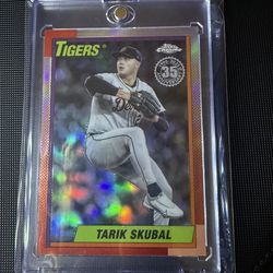 Topps Chrome 35th Anniversary Tarik Skubal