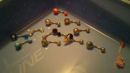 Belly rings selling all for 25