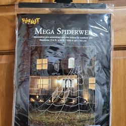 Mega Spiderweb Halloween decor