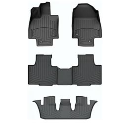 WeatherTech Black Floor Liner Set 3-Row 2020-2026 Toyota Grand Highlander
