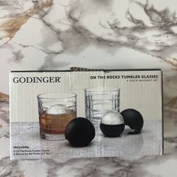 Godinger On The Rocks Tumbler Glass Set