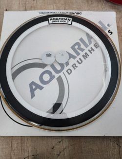 22" Aquarian Super Kick 2, like new