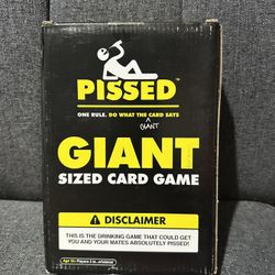 Pissed Giant Sized Card Game