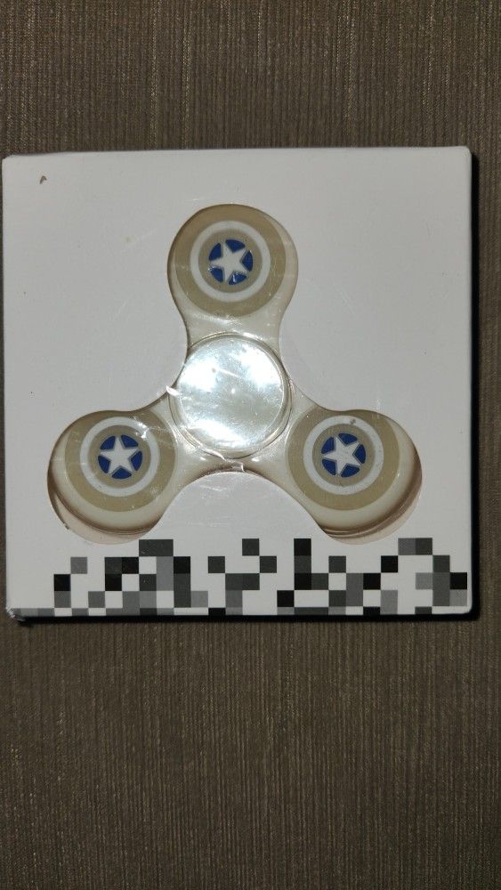 Glow In The Dark Captain America Fidget Spinner 