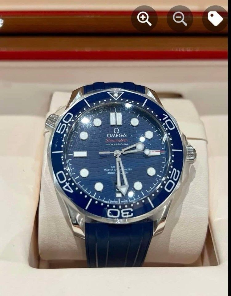 New Omega Seamaster Diver 300M Blue Dial Men's Watch