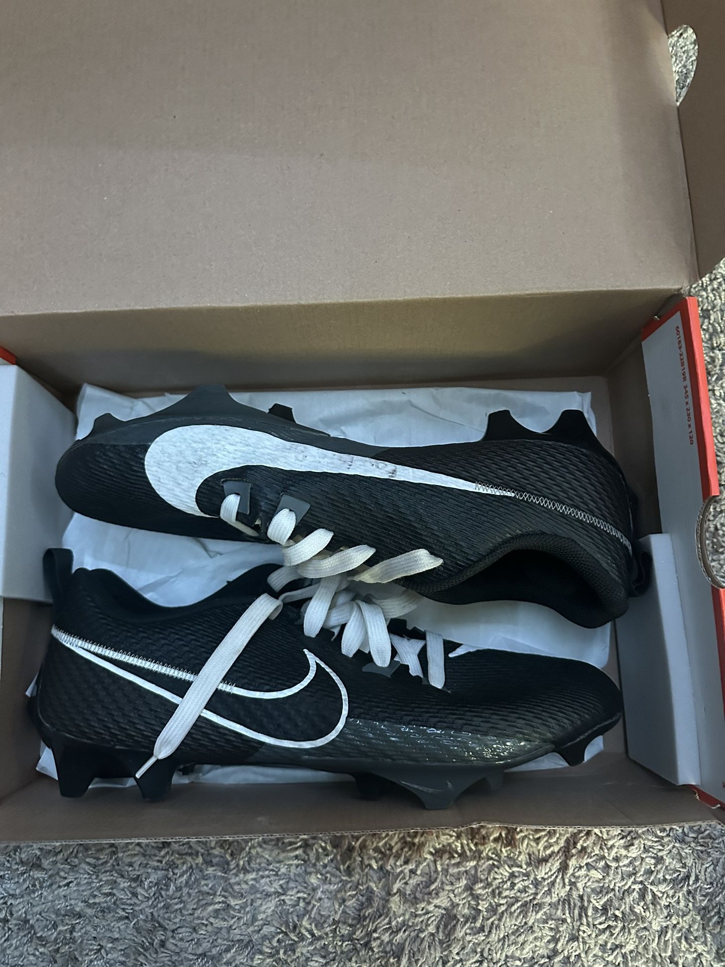 Black Nike Cleats Size 12