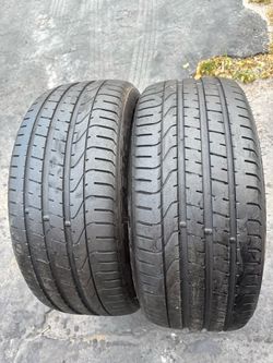 Set of 2 nice Pirelli P-zero  245/35/20 ( We install & balance)