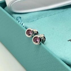 Tiffany & Co. Color by the Yard Pink Sapphire Earrings