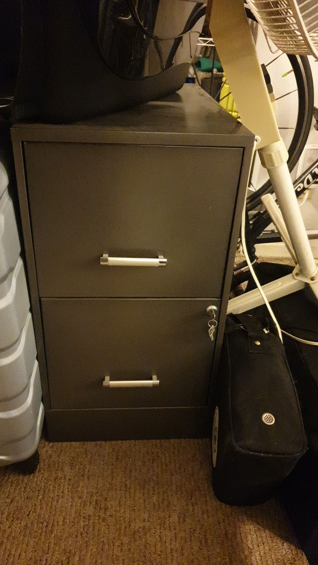 Black Filing Cabinet