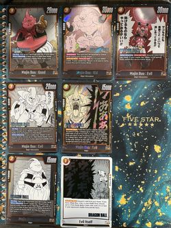 Dragon Ball Z Majin Buu card lot