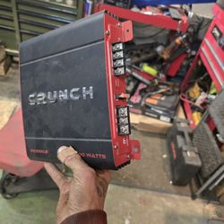 crunch 1000 watt 2ch amp 