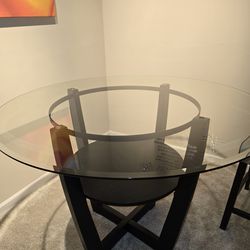 5-PC 54" Expresso Counter Height Dining Room Set w/ Chairs