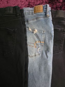 American Eagle high rise super skinny jeans women's size 12