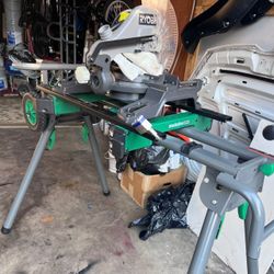 Ryobi 12” Miter Saw With Metabo Stand 