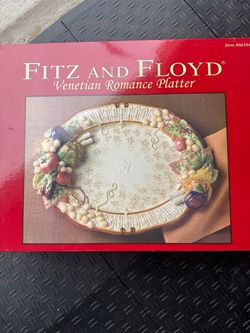 Fitz and Floyd Venetian Romance Platter