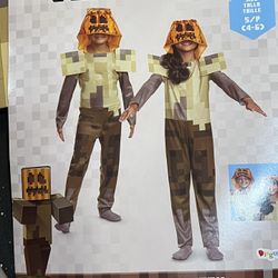 Minecraft Husk Jack-O-Lantern Halloween Costume Child Small 4-6