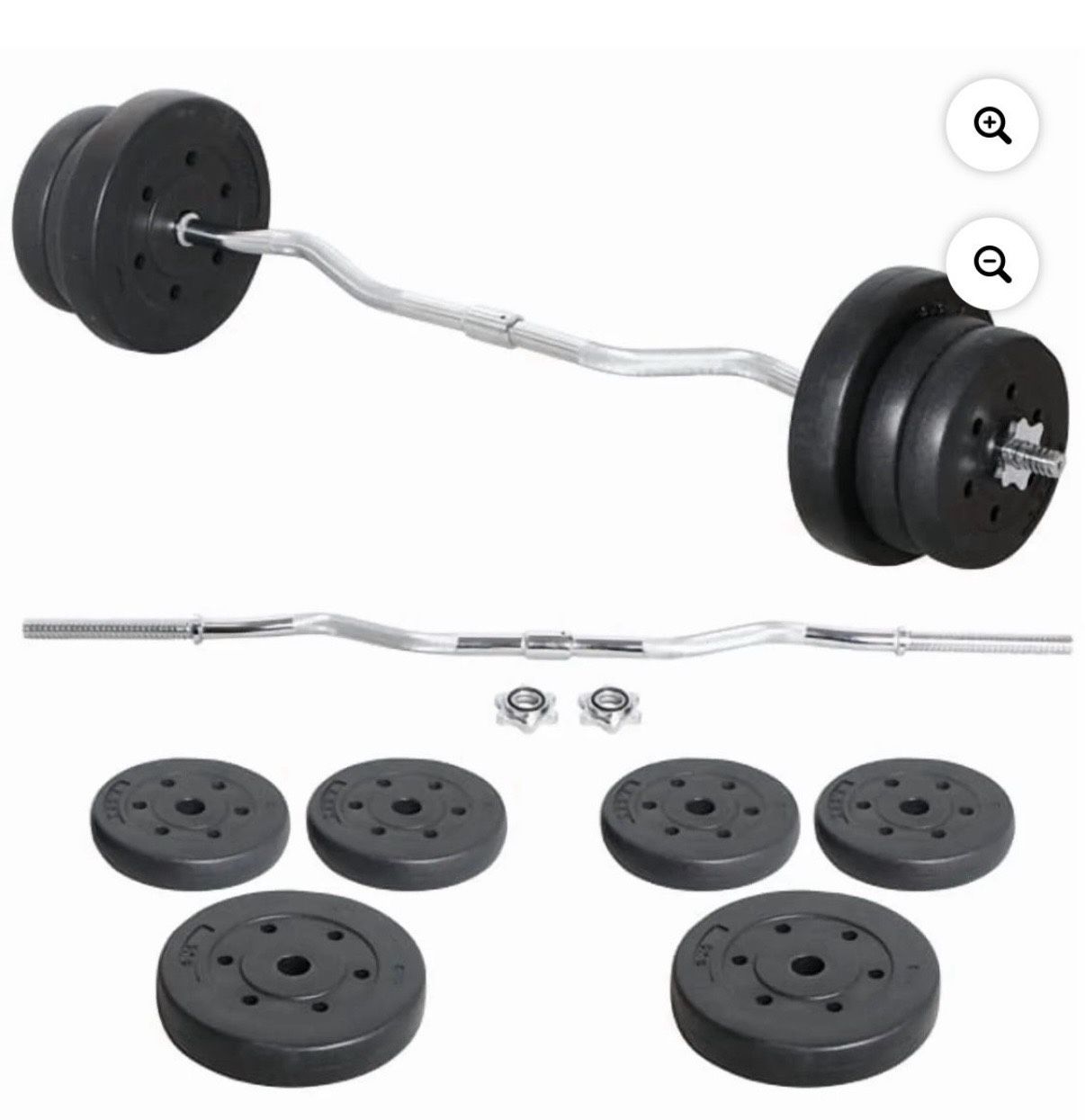 55 Pound Curl Bar Set - 610638