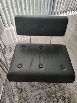 2 leather chairs