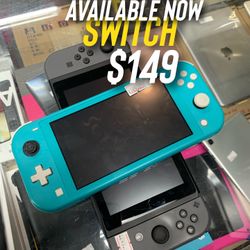 NINTENDO SWITCH AVAILABLE NOW 