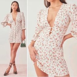 Reformation marina floral dress