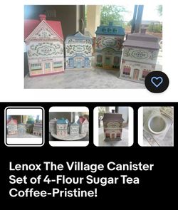 Lenox The Village Canister Set of 4
