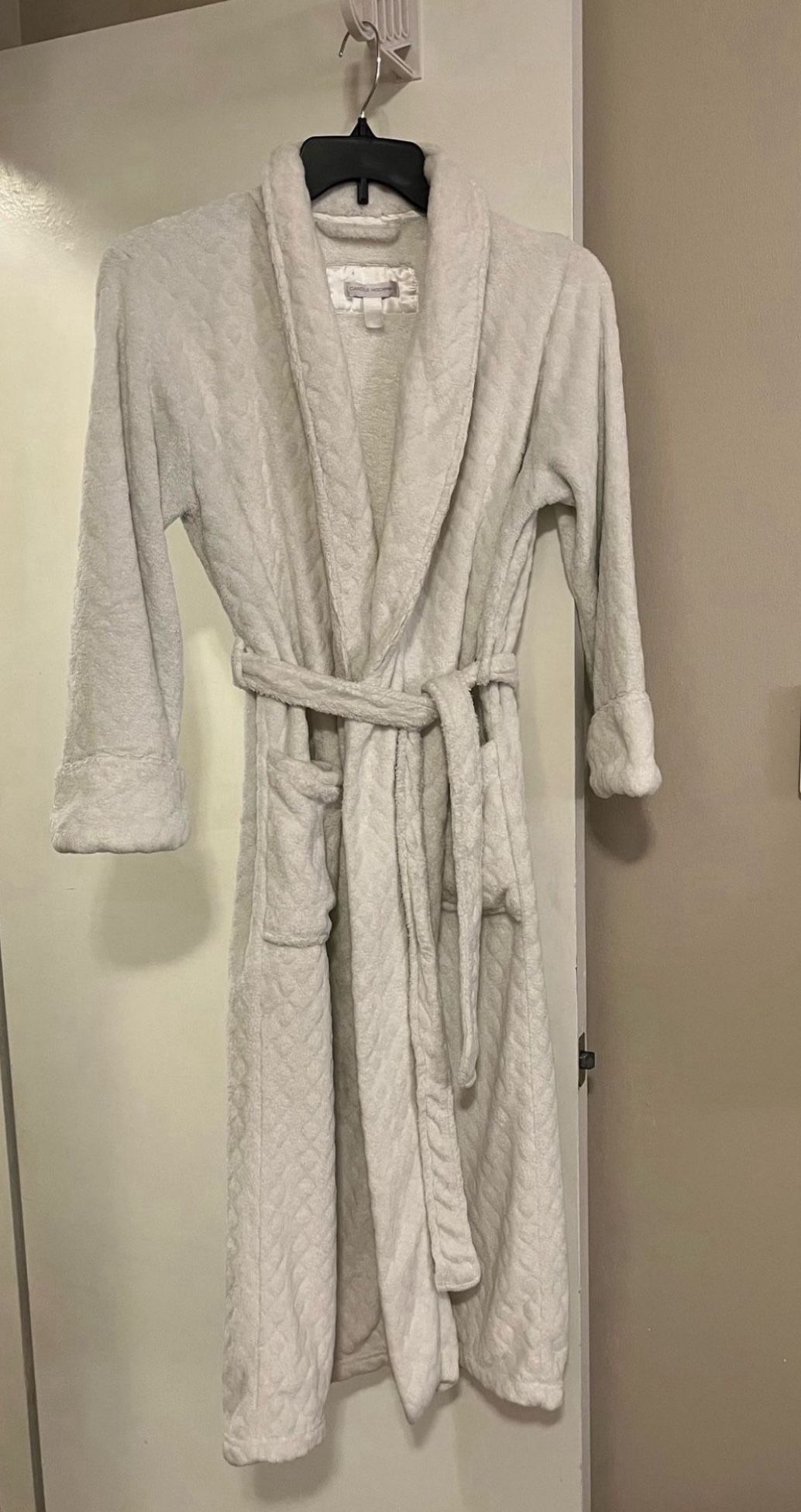 Carole Hochman Plush and Warm Luxurious Wrap Robe Women's Size Large