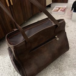 Leather Dog Carrier