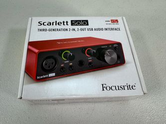 Focusrite Scarlett Solo Interface