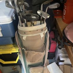 Golf bag And Clubs 