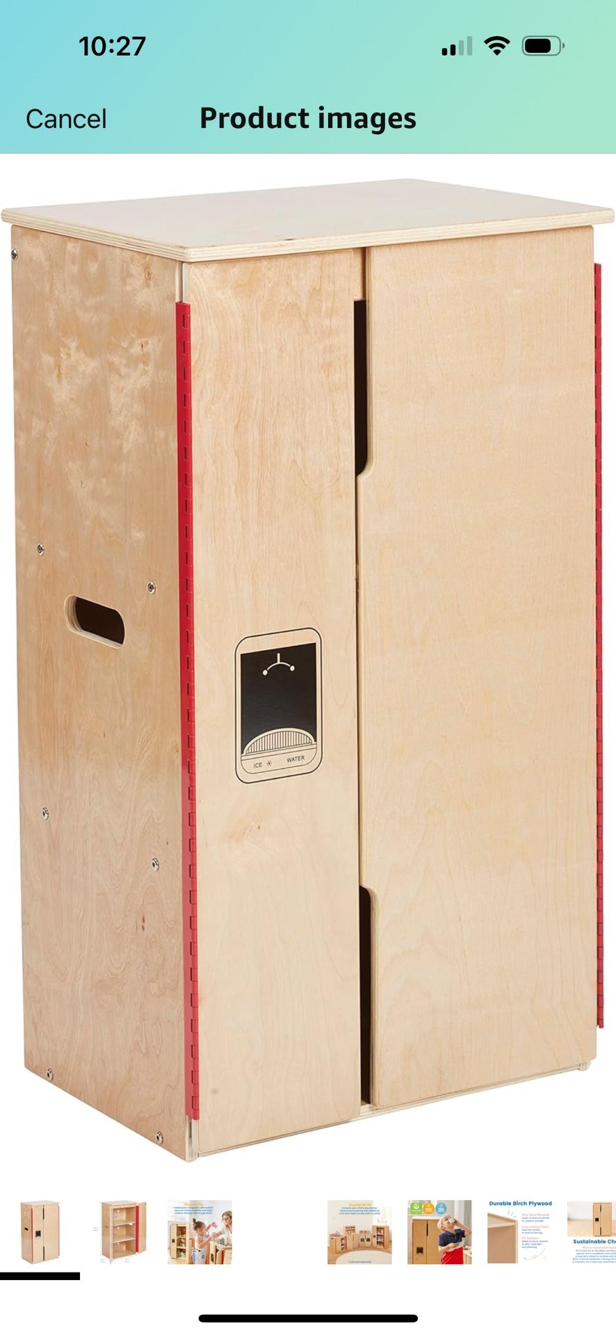 Wooden 2 Piece Kitchen Play Set