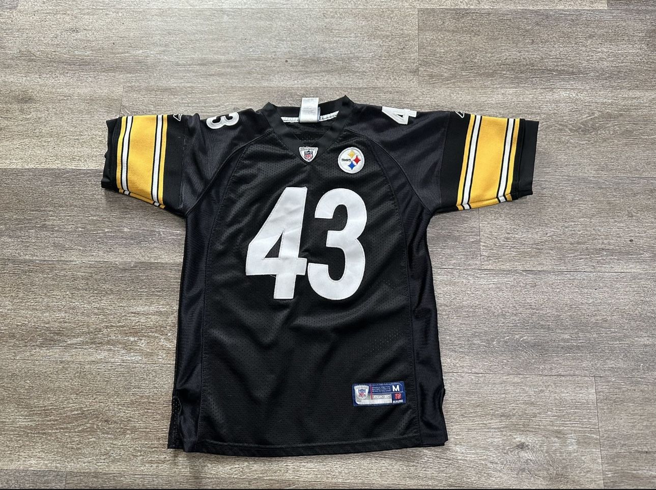 YOUTH AUTHENTIC SEEN STEELERS JERSEY