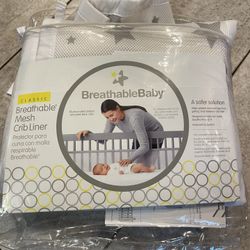 Stars Mesh Crib Liner