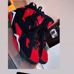 Jordan True Flight Black University Red 