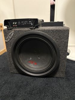 Subwoofer With Amplifier