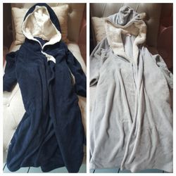 Victoria Secret Sherpa Hooded Robes Size M/L $30 Each 