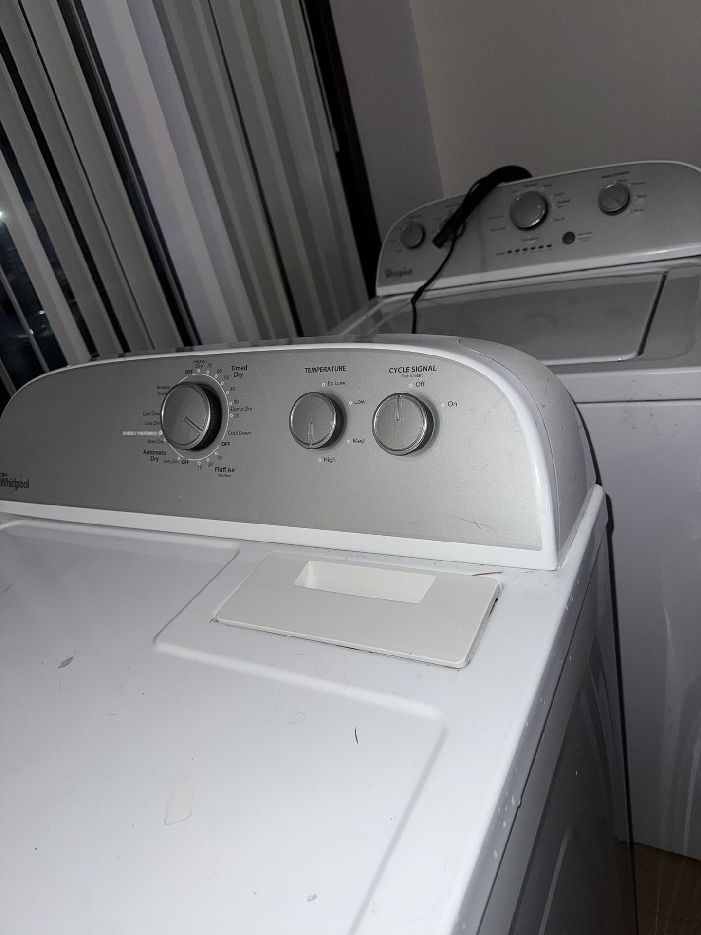 Washer and dryer