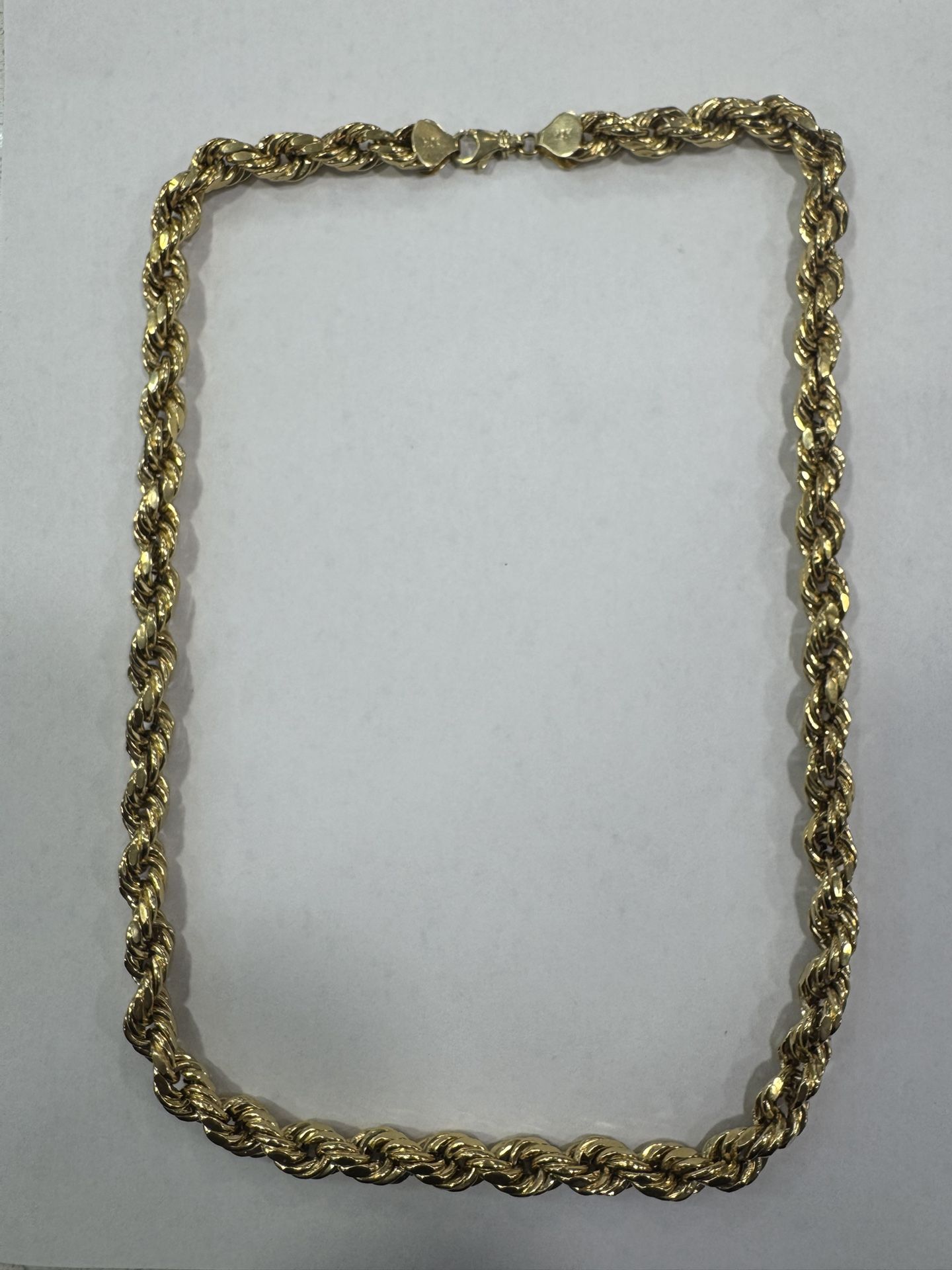 Rope Chain 10kt Gold 