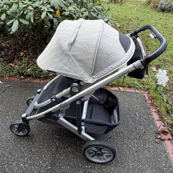 UPPAbaby Cruz V2 Stroller - Sierra (Dune Knit) + Accessories