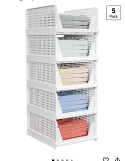 5 Pack Storage Bins 