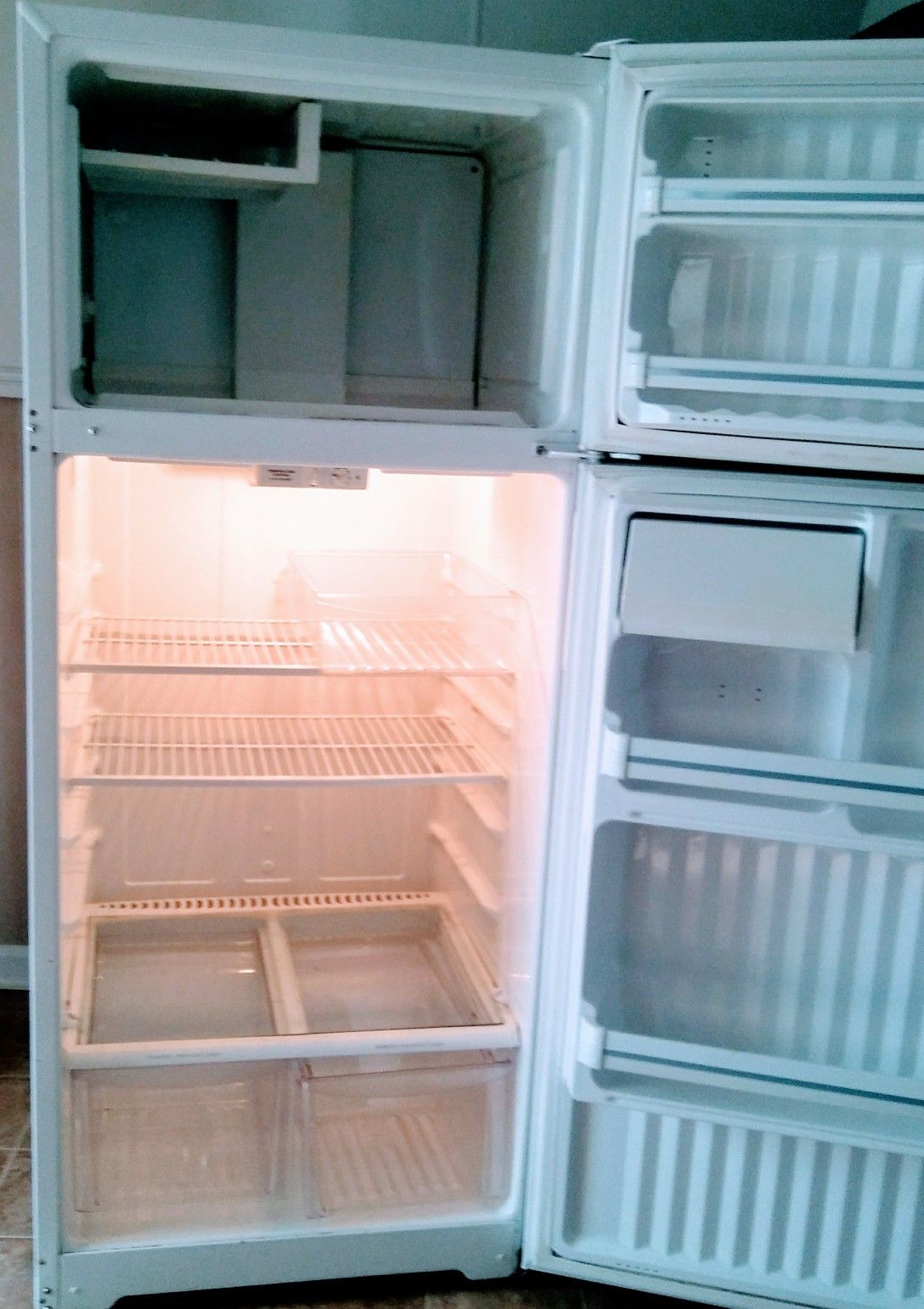 White refrigerator