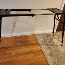 Stone Metal Keyboard Stand Collapsable Adjustable Height And Length